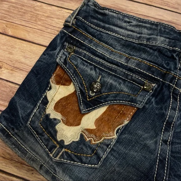 MISS ME COW HIDE POCKETS - Picture 3 of 5